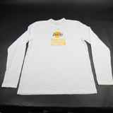 Los Angeles Lakers Nike NBA Authentics Long Sleeve Shirt Men's Multiple Sizes TOPS-173437