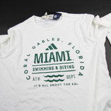 Miami Hurricanes adidas Long Sleeve Shirt Women's New with Tags Multiple Sizes TOPS-173478