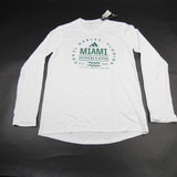 Miami Hurricanes adidas Long Sleeve Shirt Women's New with Tags Multiple Sizes TOPS-173478