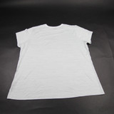New England Patriots Nike NFL On Field Short Sleeve Shirt Women's New Light Gray 2XL-TOPS-173156