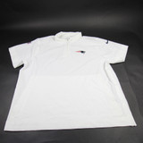 New England Patriots Nike NFL On Field Pullover Men's White Used 4XL TOPS-173225