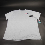 New England Patriots Nike NFL On Field Short Sleeve Shirt Men's New Gray/Heather 4XL-TOPS-173196