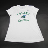 Tulane Green Wave Nike Nike Tee Short Sleeve Shirt Women's White New-TOPS-173220