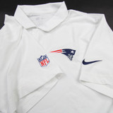 New England Patriots Nike NFL On Field Polo Men's White New with Tags XXL TOPS-173268
