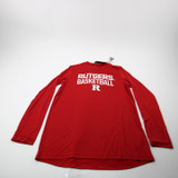 Rutgers Scarlet Knights adidas Long Sleeve Shirt Men's Red New with Tags LT TOPS-173657