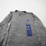 Buffalo Bills Nike NFL On Field Nike Tee Long Sleeve Shirt Men's Gray Used M TOPS-173896