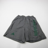 Miami Hurricanes adidas Aeroready Athletic Shorts Women's Gray New S-SHOR-037489
