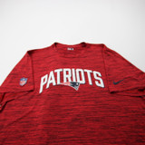 New England Patriots Nike NFL On Field Short Sleeve Shirt Men's Used Red/Heather XL-TOPS-173982