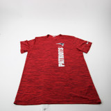 New England Patriots Nike NFL On Field Short Sleeve Shirt Men's Used Red/Heather-TOPS-173990