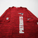 New England Patriots Nike NFL On Field Short Sleeve Shirt Men's Used Red/Heather-TOPS-173990