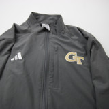 Georgia Tech Yellow Jackets adidas Jacket Men's Dark Gray New without Tags M TOPS-174159