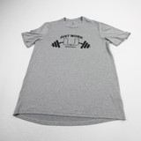 Miami Hurricanes adidas Short Sleeve Shirt Men's Gray Used M TOPS-174353