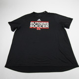 Rutgers Scarlet Knights adidas Short Sleeve Shirt Men's Black Used XXL TOPS-174342