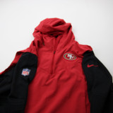 San Francisco 49ers Nike NFL On Field Pullover Men's Red Used M TOPS-174253