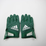 Miami Hurricanes adidas Freak Gloves - Receiver Men's Green/Orange New 4XL-EQPT-006642