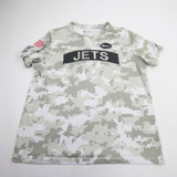 New York Jets Nike NFL On Field Dri-Fit Short Sleeve Shirt Men's Used Light Gray/Camouflage XL-TOPS-174490