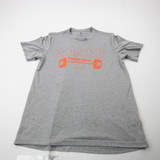 Miami Hurricanes adidas Short Sleeve Shirt Men's Gray Used S TOPS-174364