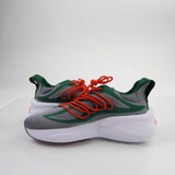 Miami Hurricanes adidas Alphaboost Running & Jogging Shoes Men's New Gray/Dark Green 13-SHOE-021733