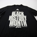 Western Michigan Broncos adidas Short Sleeve Shirt Men's Black New L-TOPS-174523