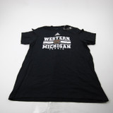 Western Michigan Broncos adidas Short Sleeve Shirt Men's Black New XL-TOPS-174536