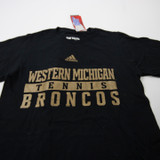Western Michigan Broncos adidas Short Sleeve Shirt Men's Black New S-TOPS-174562