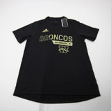 Western Michigan Broncos adidas Short Sleeve Shirt Women's Black New S-TOPS-174554