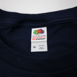 Fruit of the Loom Short Sleeve Shirt Men's Navy Used XL-TOPS-174473