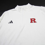 Rutgers Scarlet Knights adidas Pullover Men's White New with Tags LT TOPS-174247