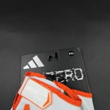 Miami Hurricanes adidas adizero Gloves - Receiver Men's White/Orange New 4XL-EQPT-006635