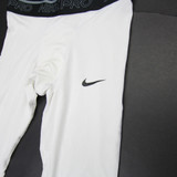 Nike Pro Dri-Fit Compression Pants Men's White Used L PNTS-035879