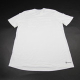 Rutgers Scarlet Knights adidas Aeroready Short Sleeve Shirt Men's Used White/Pink-TOPS-173658