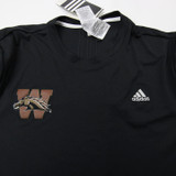 Western Michigan Broncos adidas Short Sleeve Shirt Men's Black New M-TOPS-174591
