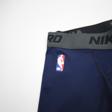 Nike NBA Authentics Compression Shorts Men's Navy Used XLT SHOR-037611