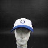 Indianapolis Colts New Era Visor Unisex White Used OSFM HATS-016211