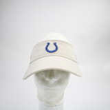 Indianapolis Colts New Era Visor Unisex Beige Used OSFM HATS-016212