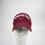Virginia Tech Hokies Nike Adjustable Hat Unisex Maroon Used OSFM HATS-016269