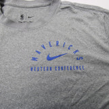 Dallas Mavericks Nike NBA Authentics Short Sleeve Shirt Men's Gray Used XLT TOPS-175068