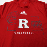 Rutgers Scarlet Knights adidas Creator Short Sleeve Shirt Men's Red Used M TOPS-175257