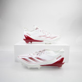adidas adizero Football Cleat Men's White/Red New without Box 13-CLEA-016362