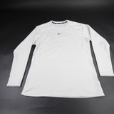 Nike Pro Dri-Fit Long Sleeve Shirt Men's Cream Used 2XL-TOPS-175252