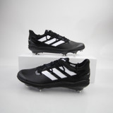 adidas adizero Football Cleat Men's Black New without Box-CLEA-016357