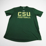 CSU Rams Under Armour Short Sleeve Shirt Men's Dark Green Used M TOPS-175542