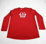 Nebraska Cornhuskers adidas Aeroready Long Sleeve Shirt Men's Red Used L TOPS-175429