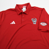 NC State Wolfpack adidas Aeroready Polo Men's Red Used-TOPS-175383