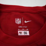 Tampa Bay Buccaneers Nike NFL On Field Long Sleeve Shirt Men's Red Used 3XL-TOPS-175608
