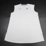 Nike NFL On Field Dri-Fit Sleeveless Shirt Men's Off-White Used XL-TOPS-174815