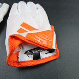 Miami Hurricanes adidas adizero Gloves - Receiver Men's White/Orange New-EQPT-006571