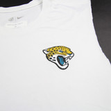 Jacksonville Jaguars Nike NFL On Field Nike Tee Sleeveless Shirt Men's Used White XL-TOPS-175739