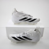 adidas adizero Football Cleat Men's White Used 13 CLEA-016408