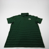 CSU Rams Under Armour Polo Men's Green/Striped Used XL-TOPS-175742